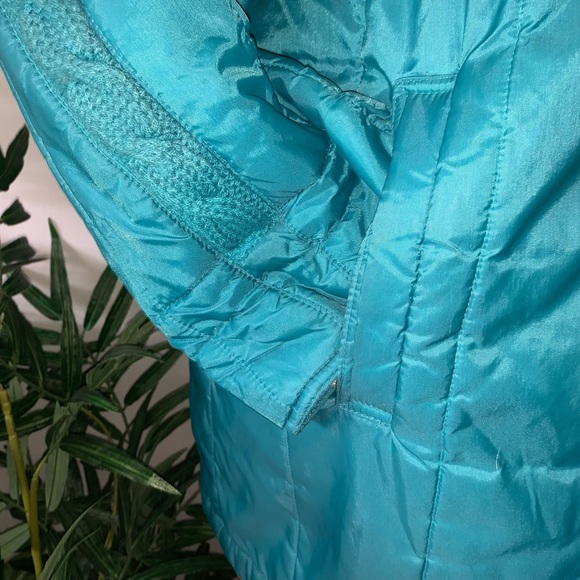 v i n t a g e :: Puffy Sunburst Quilted Cable Knit Coat - Picture 9 of 16